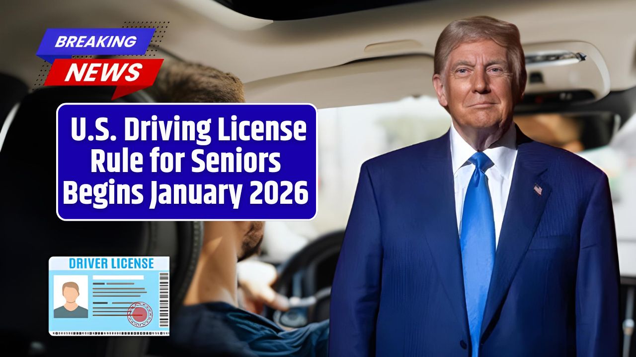 U.S. Driving License Rule for Seniors Begins January 2026